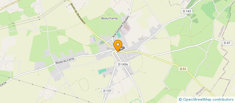 localisation de l'entreprise MONSIEUR FREDERIC LEMONNIER  MOYAUX