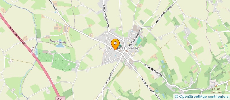 localisation de l'entreprise MONSIEUR FREDERIC LEMOT  GODEWAERSVELDE