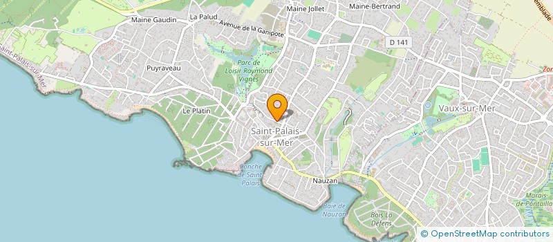 localisation de l'entreprise MONSIEUR FREDERIC LEMOUSSU  SAINT-PALAIS-SUR-MER