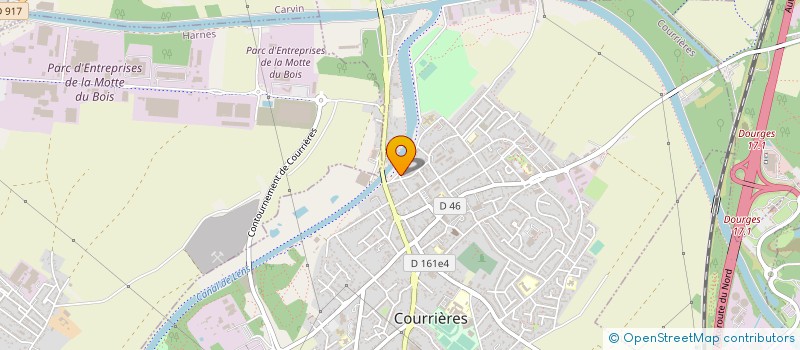 localisation de l'entreprise MONSIEUR FREDERIC LENFANT  COURRIERES