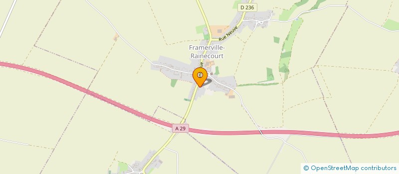 localisation de l'entreprise MONSIEUR FREDERIC LENGLET  FRAMERVILLE-RAINECOURT