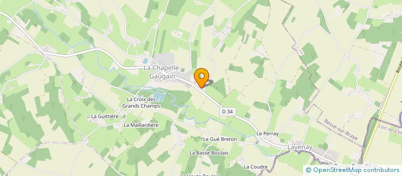 localisation de l'entreprise MONSIEUR FREDERIC LENOIR  LA CHAPELLE-HUON