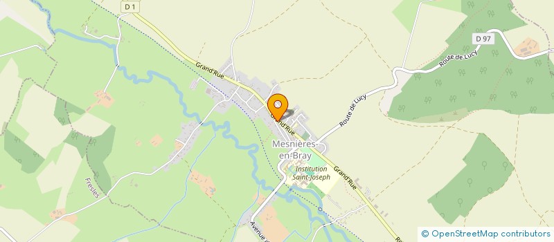 localisation de l'entreprise MONSIEUR FREDERIC LENU  MESNIERES-EN-BRAY