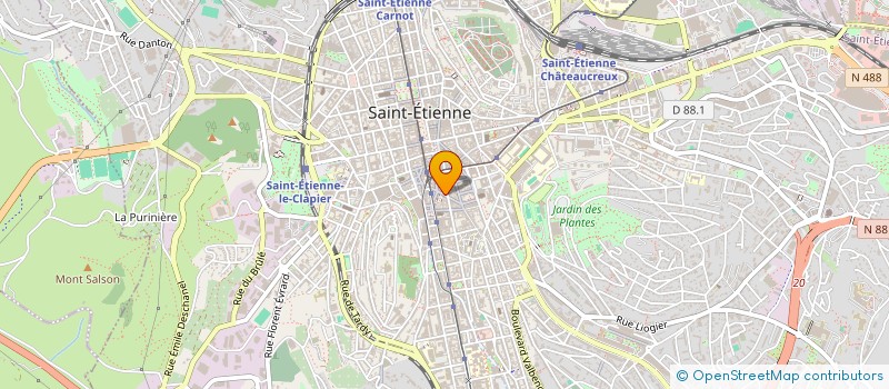 localisation de l'entreprise MONSIEUR FREDERIC LEON à SAINT-ETIENNE