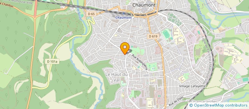 localisation de l'entreprise MONSIEUR FREDERIC LEOTIER à CHAUMONT