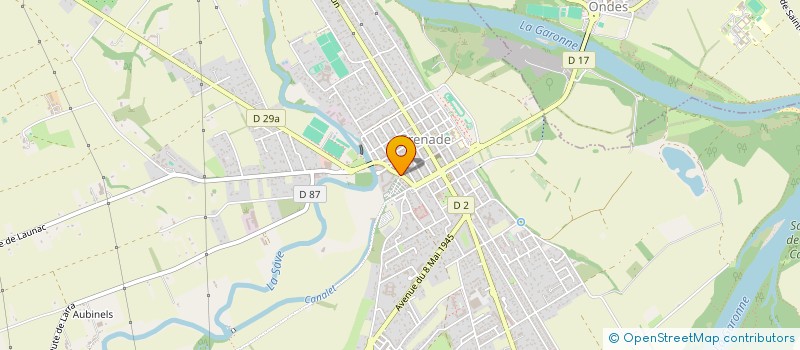 localisation de l'entreprise MONSIEUR FREDERIC LEPAGE  GRENADE