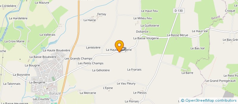 localisation de l'entreprise MONSIEUR FREDERIC LEPETIT  BALAZE