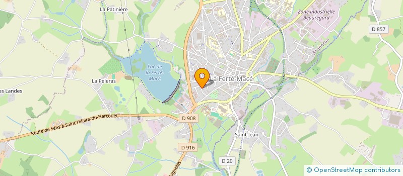 localisation de l'entreprise MONSIEUR FREDERIC LEPRESTRE à LA FERTE MACE