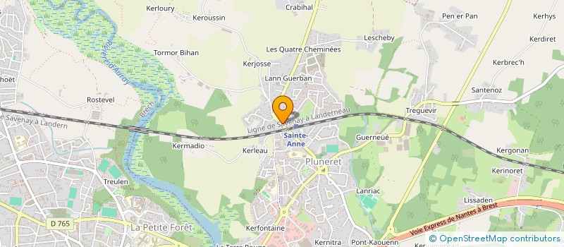 localisation de l'entreprise MONSIEUR FREDERIC LEPROVOST  PLUNERET