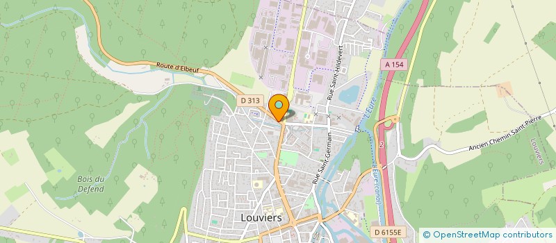 localisation de l'entreprise MONSIEUR FREDERIC LEQUEU à LOUVIERS