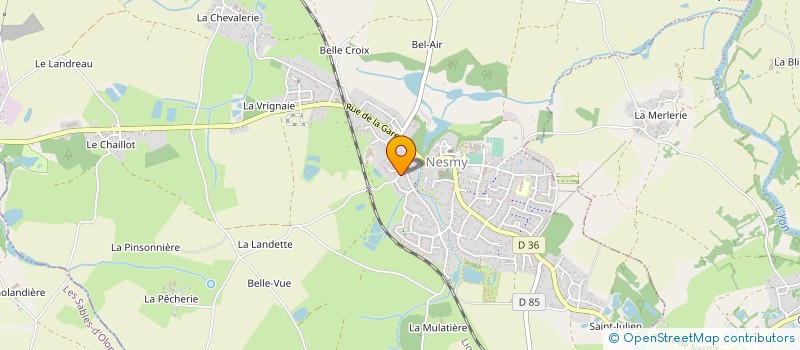localisation de l'entreprise MONSIEUR FREDERIC LEQUIN à NESMY