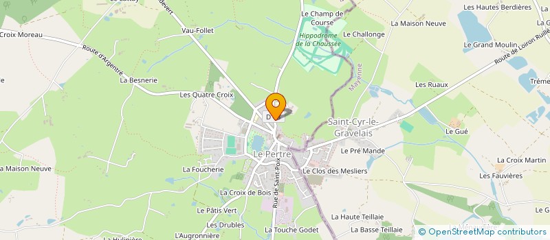 localisation de l'entreprise MONSIEUR FREDERIC LERICH  LE PERTRE