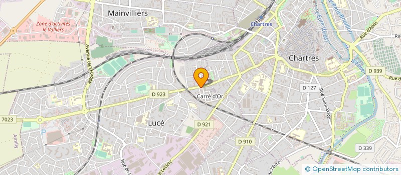 localisation de l'entreprise MONSIEUR FREDERIC LEROUX à LUCE