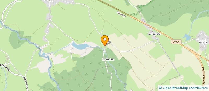 localisation de l'entreprise MONSIEUR FREDERIC LEROY  ROUVRAY