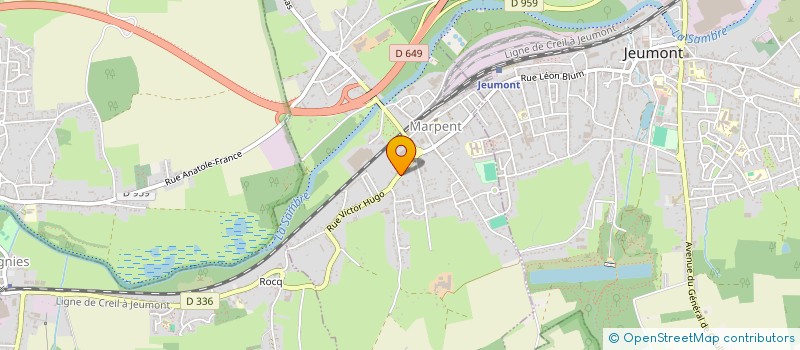 localisation de l'entreprise MONSIEUR FREDERIC LEROY  MARPENT