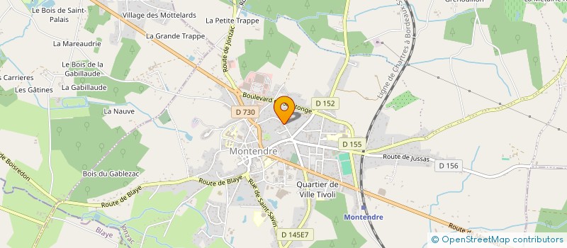 localisation de l'entreprise MONSIEUR FREDERIC LESTANG  MONTENDRE