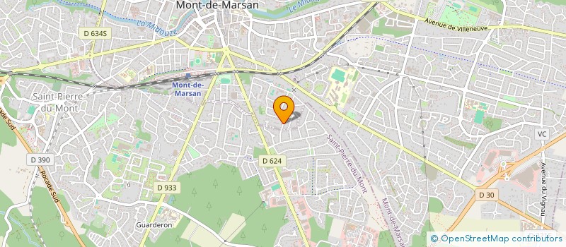 localisation de l'entreprise MONSIEUR FREDERIC LESTERLOU  MONT-DE-MARSAN