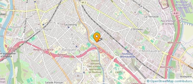 localisation de l'entreprise MONSIEUR FREDERIC LESUEURS à TOULOUSE