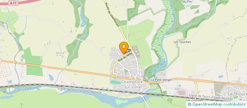 localisation de l'entreprise MONSIEUR FREDERIC LETESSIER  CHAMPTOCE-SUR-LOIRE