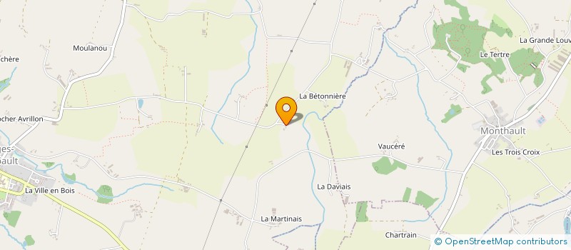 localisation de l'entreprise MONSIEUR FREDERIC LETRANCHANT  SAINT-GEORGES-DE-REINTEMBAULT