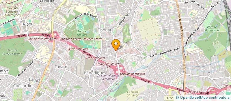 localisation de l'entreprise MONSIEUR FREDERIC LEURET à VILLENAVE D ORNON