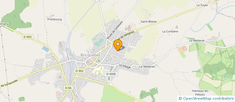 localisation de l'entreprise MONSIEUR FREDERIC LEVALLOIS  BRICQUEBEC-EN-COTENTIN