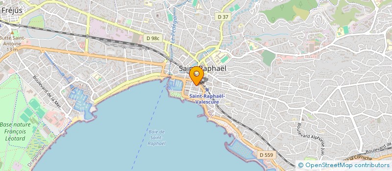 localisation de l'entreprise MONSIEUR FREDERIC LEVECQUE  SAINT-RAPHAEL