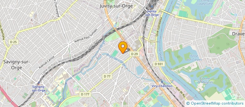 localisation de l'entreprise MONSIEUR FREDERIC LEVERT à VIRY-CHATILLON