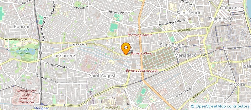 localisation de l'entreprise MONSIEUR FREDERIC LEVISTRE  BORDEAUX