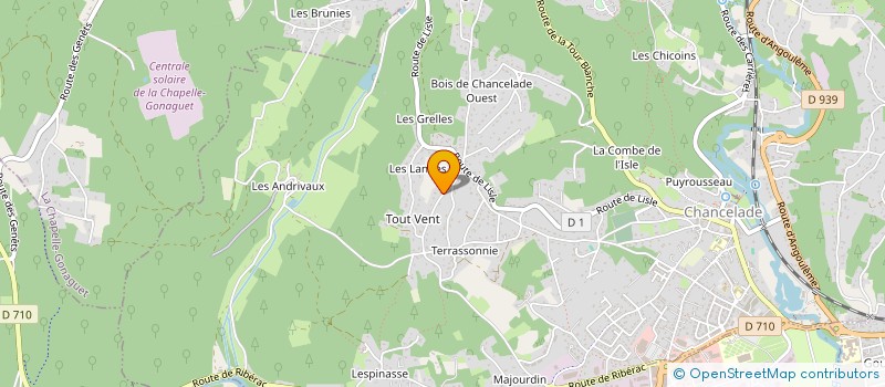 localisation de l'entreprise MONSIEUR FREDERIC LEYNAERT  CHANCELADE