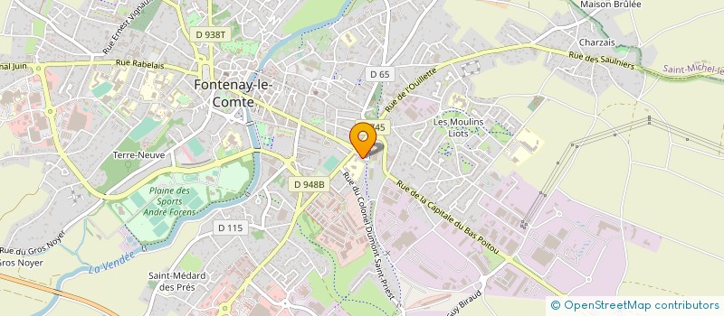 localisation de l'entreprise MONSIEUR FREDERIC LHEUREUX à LONGEVES
