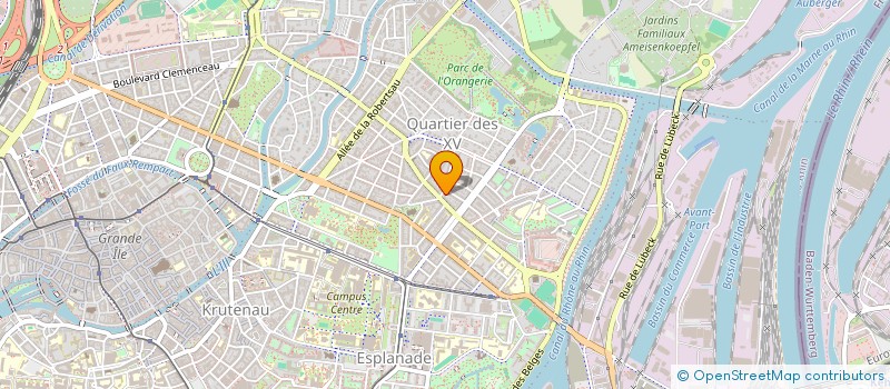 localisation de l'entreprise MONSIEUR FREDERIC LHUILLIER à STRASBOURG