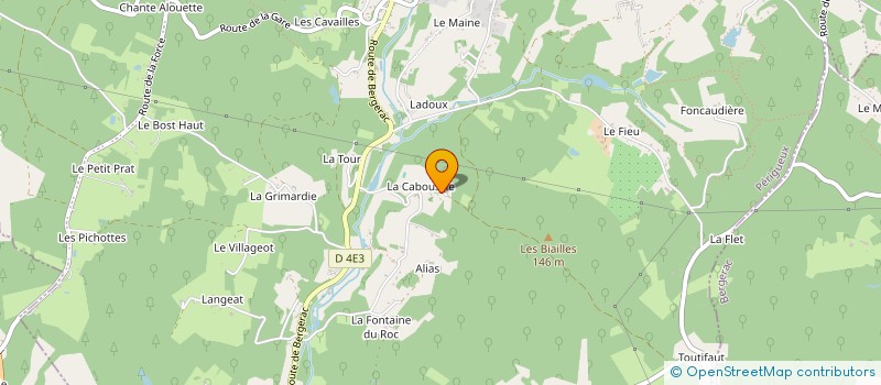 localisation de l'entreprise MONSIEUR FREDERIC LIDON  EYRAUD-CREMPSE-MAURENS