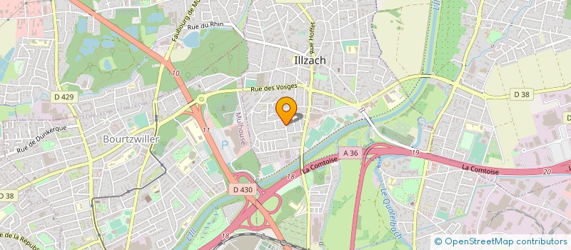 localisation de l'entreprise MONSIEUR FREDERIC LIEHR  ILLZACH