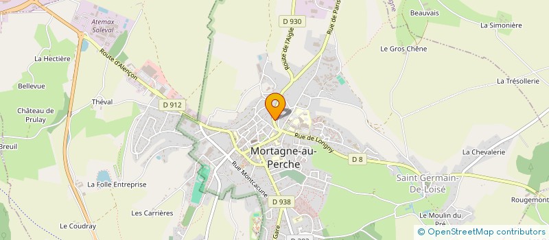 localisation de l'entreprise MONSIEUR FREDERIC LIEUVE à MORTAGNE-AU-PERCHE
