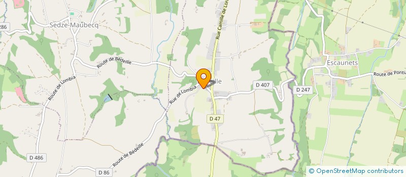 localisation de l'entreprise MONSIEUR FREDERIC LIGNAC  BEDEILLE