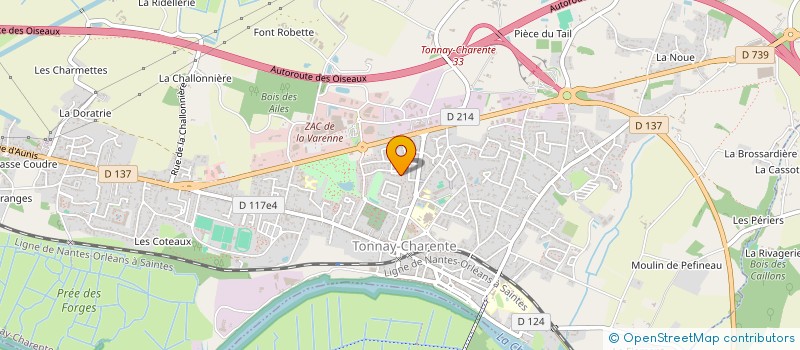 localisation de l'entreprise MONSIEUR FREDERIC LIGNERON  MURON