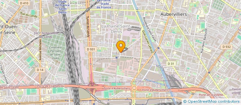 localisation de l'entreprise MONSIEUR FREDERIC LIN à AUBERVILLIERS