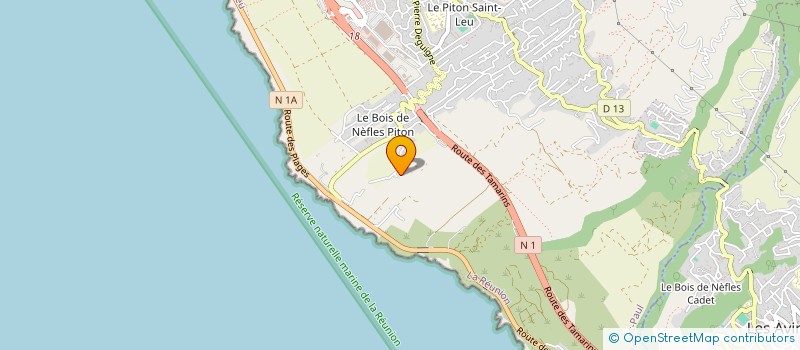 localisation de l'entreprise MONSIEUR FREDERIC LIRON à SAINT-LEU
