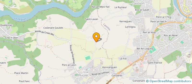 localisation de l'entreprise MONSIEUR FREDERIC LISSILLOUR  PLOULEC'H