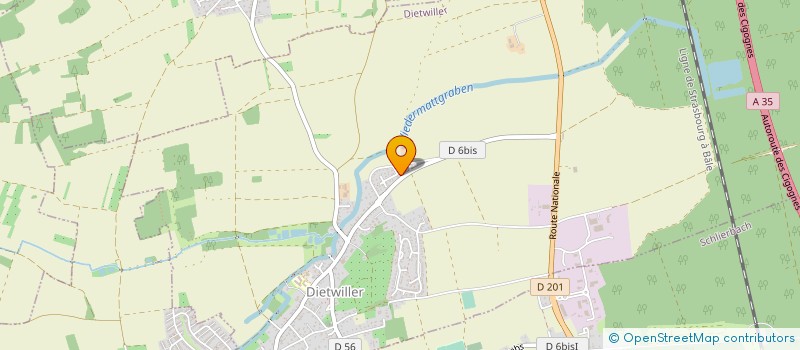 localisation de l'entreprise MONSIEUR FREDERIC LIZALA  DIETWILLER