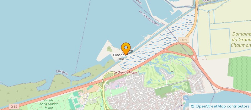 localisation de l'entreprise MONSIEUR FREDERIC LIZON  LA GRANDE-MOTTE