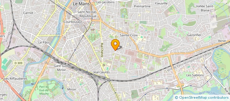 localisation de l'entreprise MONSIEUR FREDERIC LO C ANDRE CHAUSSON  LE MANS