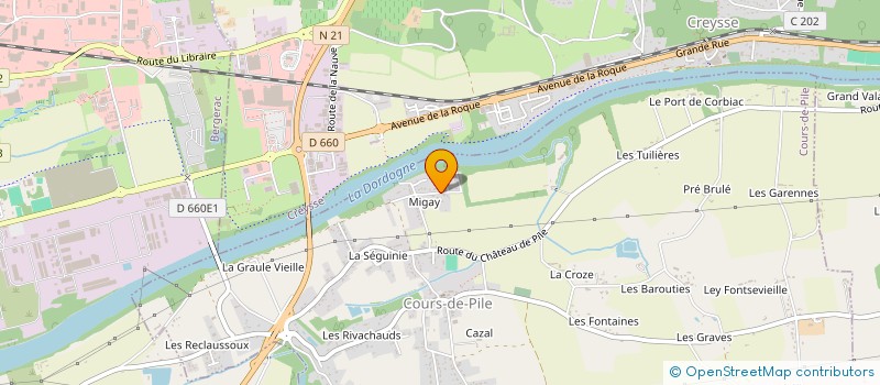 localisation de l'entreprise MONSIEUR FREDERIC LOBRY à COURS-DE-PILE