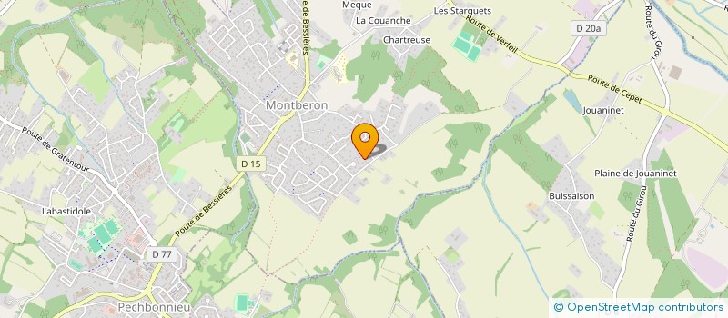 localisation de l'entreprise MONSIEUR FREDERIC LOCCI  MONTBERON