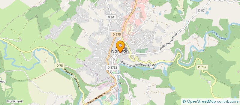 localisation de l'entreprise MONSIEUR FREDERIC LOCICIRO  NONTRON