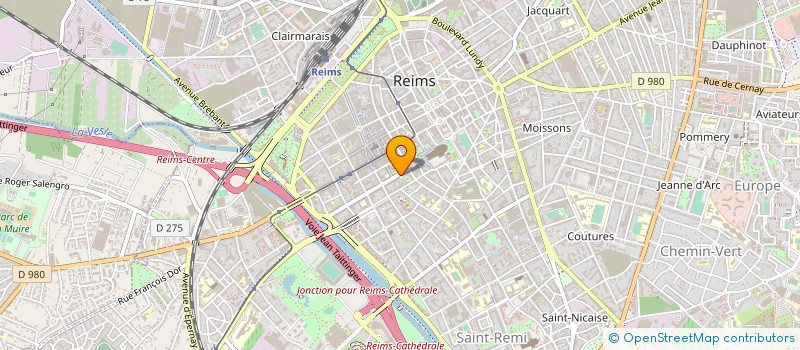 localisation de l'entreprise MONSIEUR FREDERIC LOGEART  REIMS