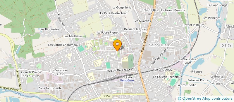 localisation de l'entreprise MONSIEUR FREDERIC LOISEAU  VENDOME