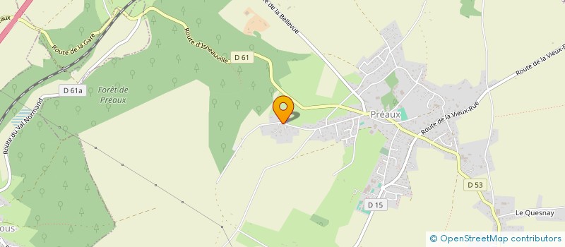 localisation de l'entreprise MONSIEUR FREDERIC LOISEL  PREAUX