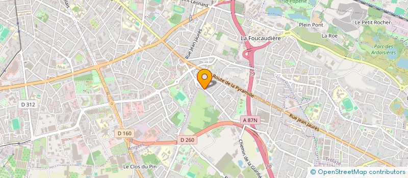 localisation de l'entreprise MONSIEUR FREDERIC LOMBARD  LES PONTS-DE-CE